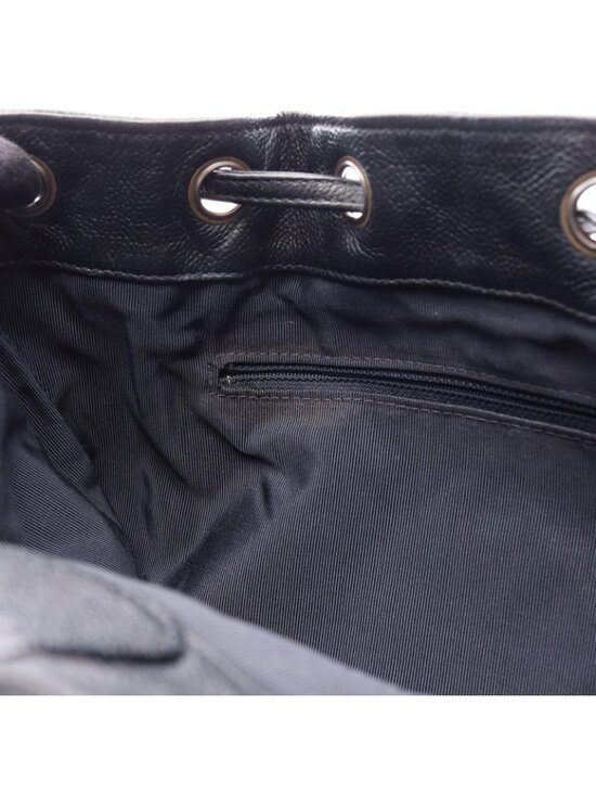 Chanel Backpack Quilted Black Caviar Leather Drawstring main image 10